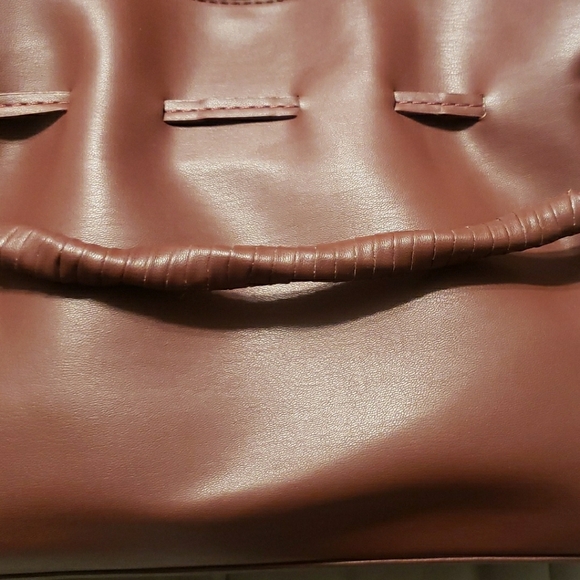 Badgley Mischka Maroon Shoulder Bag - Picture 6 of 6